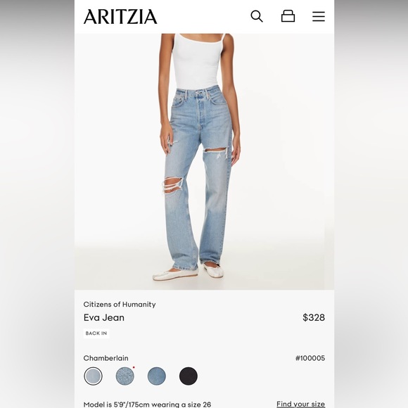 Citizens of Humanity Eva Jeans - Picture 2 of 3